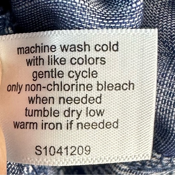 Lane Bryant Poncho Style Blue Stripe Women's Size 14/16 Blouse Top - Picture 10 of 13